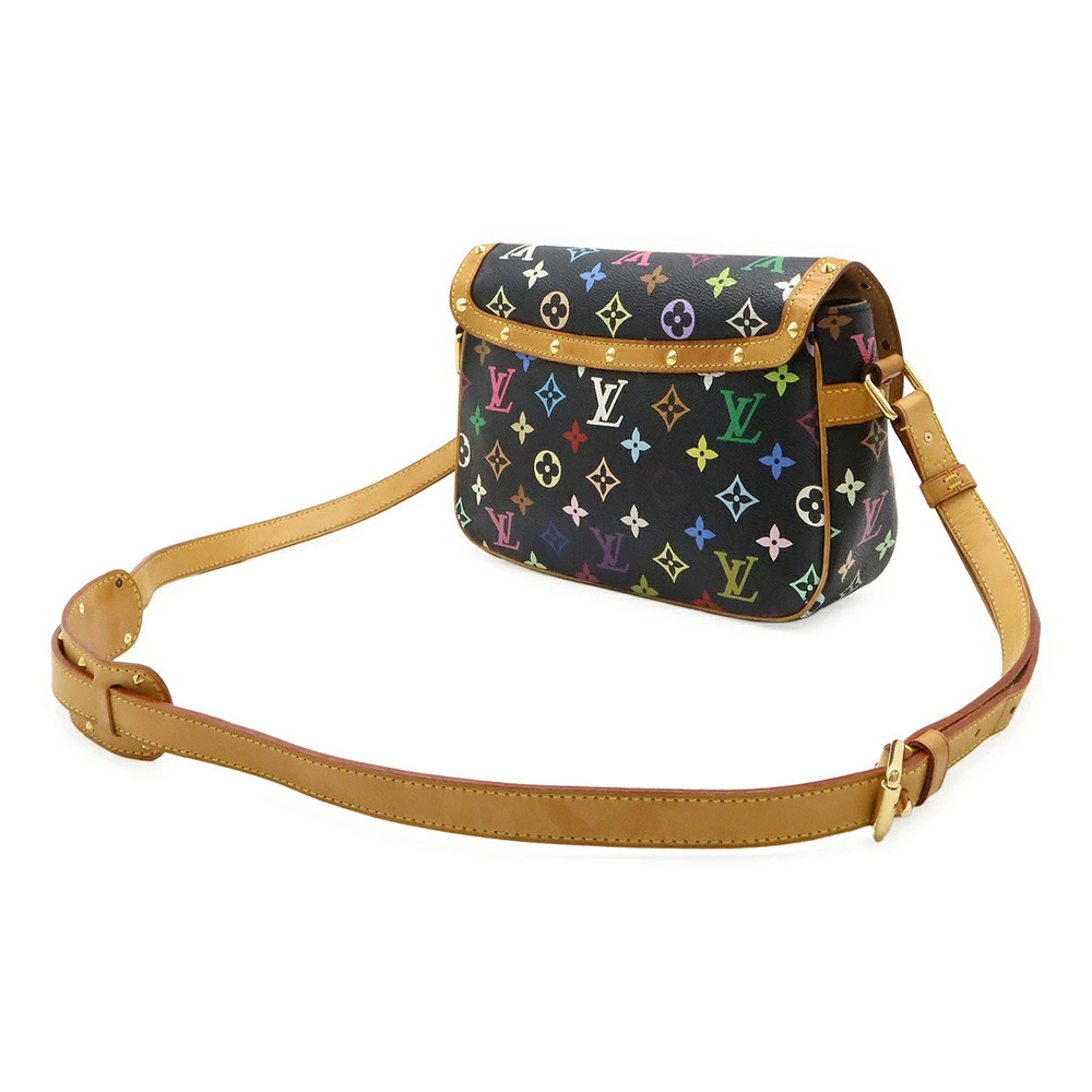 Louis Vuitton Bag Noir Monogram Black Sologne Crossbody Multicolor Black